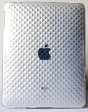 Clear Diamond Wave Premium Crystal Candy TPU Silicone Skin Case for Apple Ipad 16GB 32GB 64GB + Precut Screen Protector