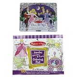 Magnetic Dance All Night Dress Up with Princess & Fairy Coloring Pad Set