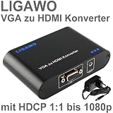 Ligawo � VGA zu HDMI Konverter - Pc / Laptop mit VGA zu HDMI Tv, Beamervon "Ligawo �"