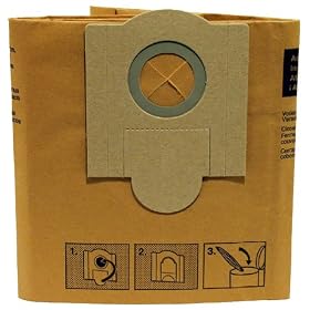 Fein 913038K01 Turbo I Vacuum Dust Bag (3 Pack)