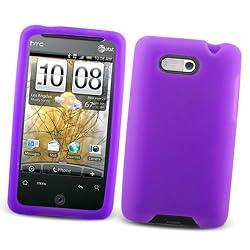 HTC Aria (AT&T) Silicone Skin Case, Purple