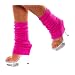 Sexy Stulpen pink pinke Str�mpfe Beinw�rmer 80iger Jahre Bein W�rmer f�r Damen 80's neonpink Aerobic