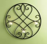 Review Maxam LB47143 / Luca Bella HomeÃ´ Lindsey Wrought Iron Wall Sconce
