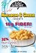 FiberGourmet Light Pasta, Macaroni and Cheese, Case of 6