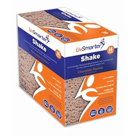 Livsmarter Chocolate Meal Replacement Shake Containing 6% Whey Protein x 14 Sachet Pack 700g