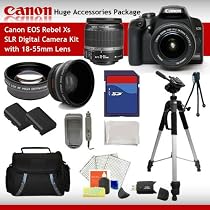 Canon EOS Rebel XS (a.k.a. 1000D) SLR Digital Camera Kit (Black)