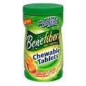 Benefiber Fiber Supplement Chewable Tablets, Orange Creme, 100-Count Bottles (Pack of 2)