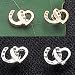 Exselle Horseshoe with Heart Earrings
