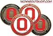 (4) Ohio State Buckeyes Golf Ball Markers