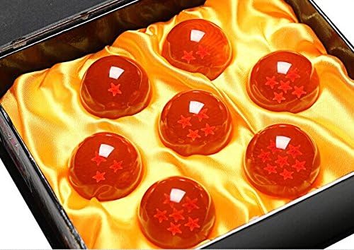 Phoenixnet Dragonball Z Star Crystal Dragonball 3.5cm Ball Set of 7pcs With Gift Box