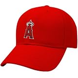 New Era Los Angeles Angels of Anaheim Red Youth Flexfit Authentic Game Cap