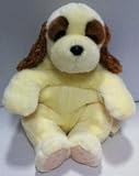 16 Plush of White Puppy Dog Backpack Doll Toy