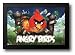 Angry Birds 38x26 Framed Art Print
