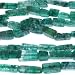 Green Aventurine : Rectangle-Plain - 5mm Height, 3mm Width, Sold by: 16 Inch Strand with Angel Mount