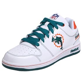 Reebok Men's NFL Dolphins Field Pass Helmet Sneaker