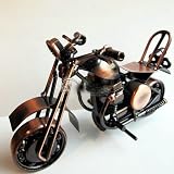 Zicac New Hand Carved Metal Art Model Motorcycle HARLEY DAVIDSON & Christmas Gift made