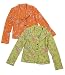 Johnny Was Star Floral Jacket large Orange