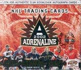 2001/02 Pacific Adrenaline Hockey Hobby Box