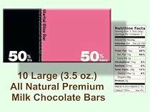 Bloomsberry Marital Bliss Milk Chocolate - Ten 3.5 oz. Bars