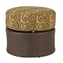 Outdoor Patio South Bali Wicker Ottoman