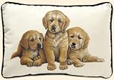 Golden Retriever Puppy Dog Breed Decorative Pillow - Gift for Dog Lover