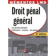Droit p�nal g�n�ral