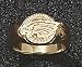 New York Rangers "Shield Logo" 3/8" Ladies' Ring Size 6 1/2 - Sterling Silver Jewelry
