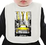 New York City Taxi ネクタイを有する有機ビブ Medium