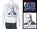 AMAZING John McCain National Anthem Women's T-shirt XL - McCain's Face Created Using The Lyrics To The National Anthem
