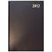 Collins 2012 one 1 day to a page A5 diary - hard back case bound black cover - for desk/office