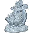 Stone Carving Lord Ganesha Religious Statue (sos309)