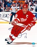 Steve Yzerman Autographed/Hand Signed 8x10 Photo (Detroit Red Wings) Image #4 JSA