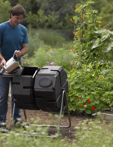 Dual-Batch Compost Tumbler