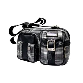 Aiptek Action HD GVS 1080P High Definition Camcorder Stylish Mini Cross Body Messenger Bag with Multi Pockets