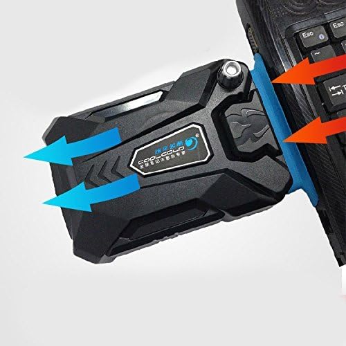 Portable Mini USB Cooling Fan for Laptop Computer-Aurora® USB Fan for Laptop, Notebook USB Cooling Fan, Tablet Computer USB Cooler, USB Fan Controller, Mini USB Fan Quiet, USB Fan Silent , Air Extracting Case Cooling Cooler, USB Radiator, USB Heat Sink, Notebook CPU Cooler, for 12 14 15.6 17 inch Dell Lenovo Asus Acer HP Hasee Sony Toshiba Samsung Notebook Laptop Computer and others（5V DC USB Cable Version, Black Color) (Black USB)