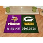 Vikings-Packers House Divided Mat $39.99