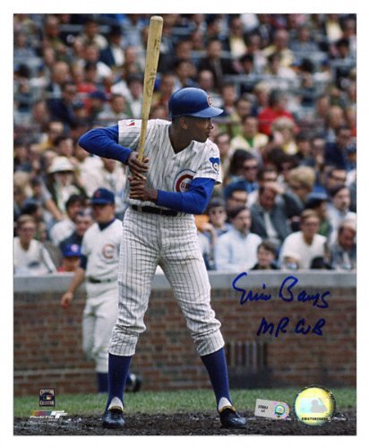 Ernie Banks Chicago Cubs Autographed 8x10 Photo w/ Inscription 