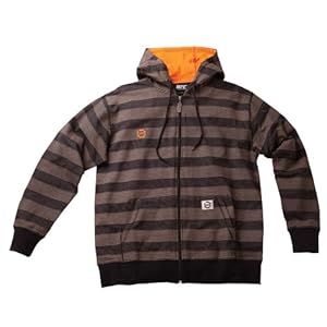 UFC Men's Convict Zip Hoodie (Brown, Small)