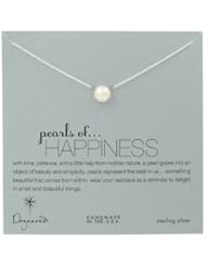 Dogeared Jewels & Gifts "Pearls of Happiness" Sterling Silver Freshwater Pearl (8 mm) Necklace, 18"