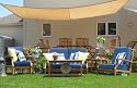 Eco Friendly Indoor/ Outdoor Premium Charleston Deep Seating Patio Furniture