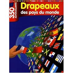 Mon Livre-Stickers : Drapeaux des Pays du Monde