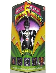 Toy: Original Mighty Morphin Power Rangers ZACH BLACK RANGER 8" Action Figure (1993 Bandai) - Bandai