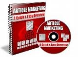 51W0tZy5EUL. SL160  Article Marketing: A Quick & Easy Overview
