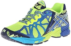 Asics Gel-Noosa TRI 9 GS Running Shoe (Little Kid/Big Kid),Flash Yellow/Royal/Navy,7 M US Big Kid