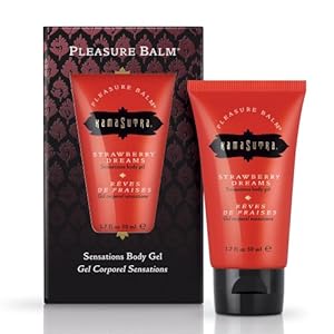Kama Sutra Pleasure Balm, Stimulating Gel, Strawberry Dreams, 1.7 Ounce