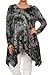(Plus Size) Printed 3/4 Kimono Sleeve Boat Neck Short Dress (MADE IN U.S.A)