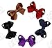 Zelda Matilda Interchangeable Baby & Newborn Bows and Headbands Set (10 Pack) - Attach Bow to Super Stretchy Headband or Use Separately! Great For Babies and Kids - Boutique quality!