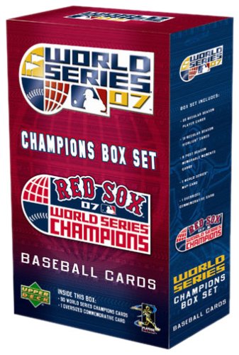 Boston Red Sox 2007 World Series Champions Upper Deck MLB Commemorative Box Set