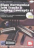 Mel Bay Blues Harmonica Jam Tracks & Soloing Concepts #1 Book/CD Set