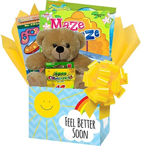 Gifts Fulfilled Kids Feel Better Gift Box Will Keep Kids Entertained While They Are Stuck in Bed.
